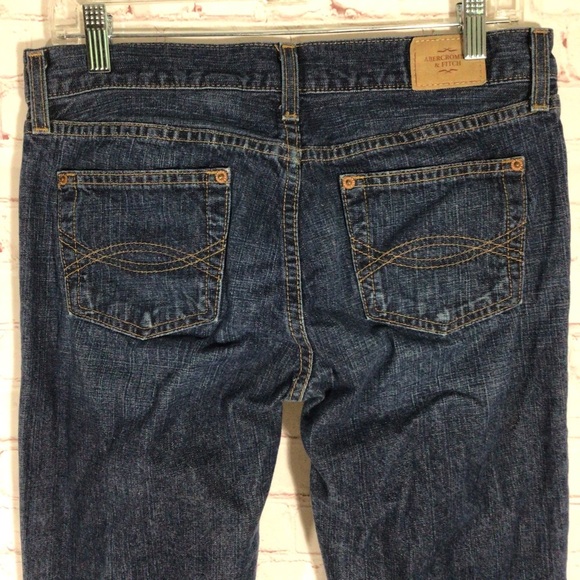 Abercrombie & Fitch Boot Cut Medium Wash Blue Denim Jeans - Size 2 Regular - Picture 5 of 9